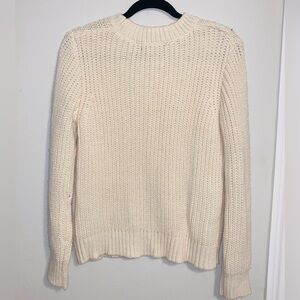 Forever 21 Cream Knit Sweater